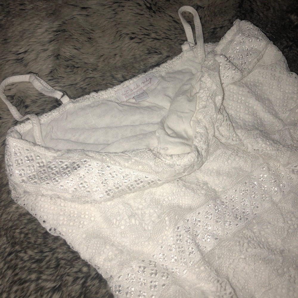 Don’t Ask Why White Lace Dress - Picture 4 of 5
